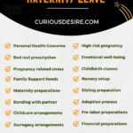 Excuses for Early Maternity Leave Infographic
