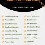 Excuses for Getting Caught Skipping Class infographic