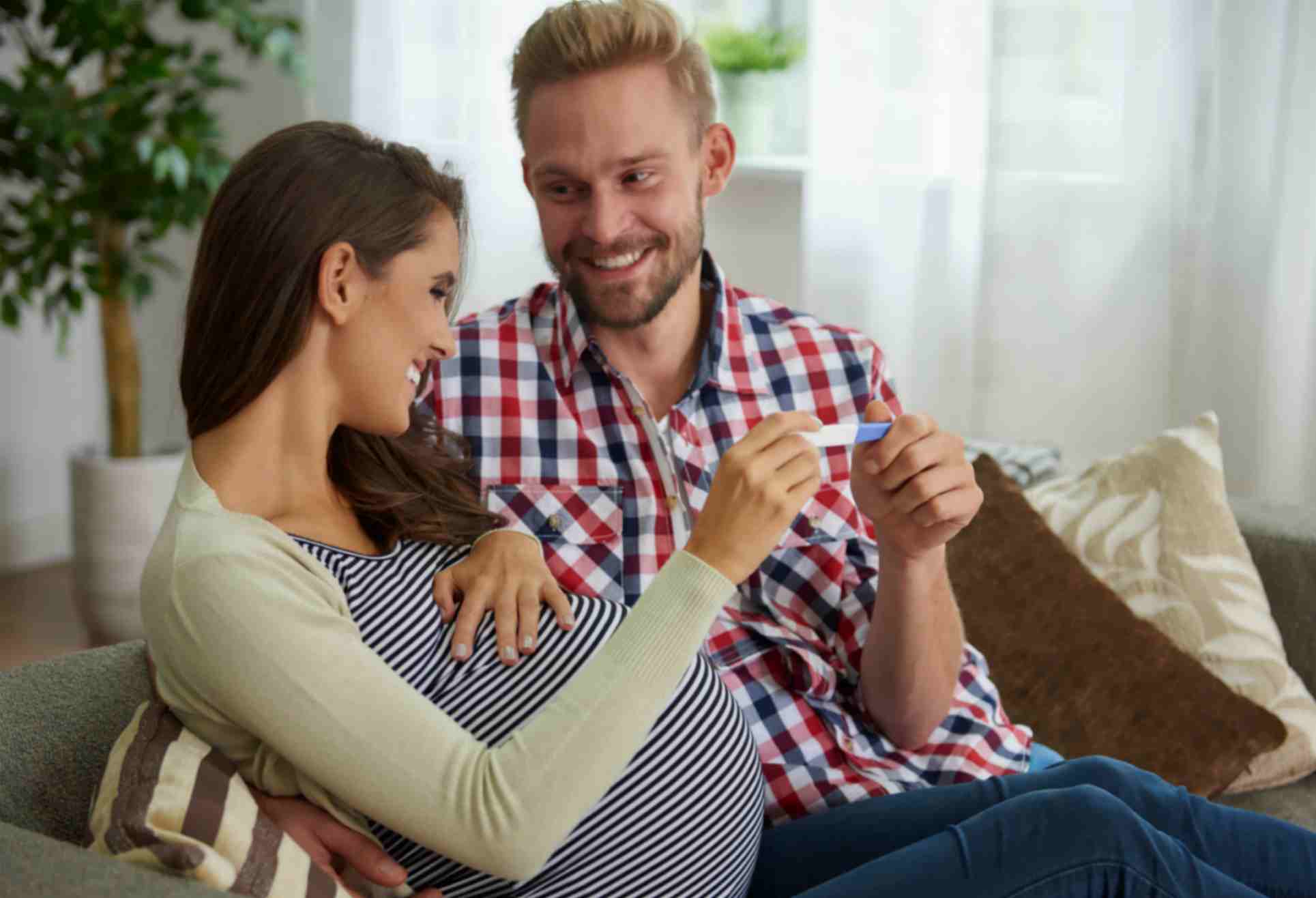 Couple is happy to conceive 