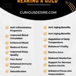 Health Benefits of Wearing Gold infographic