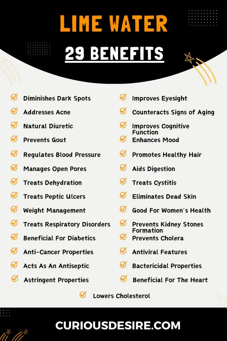 Benefits of Lime Water - Infographic
