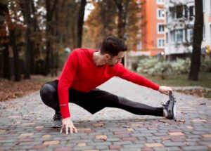 Man Stretching Outdoor