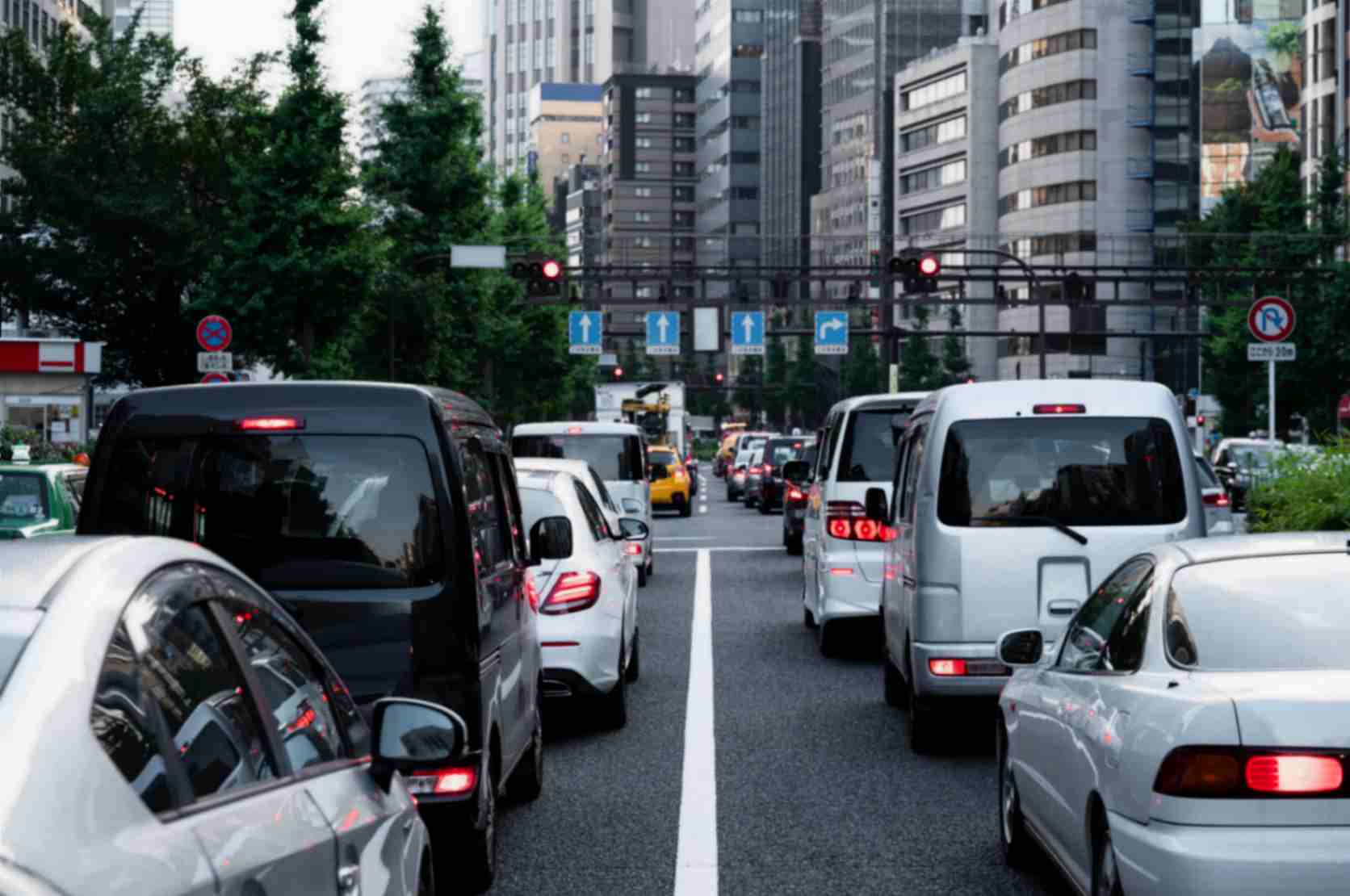 People Stuck in Traffic