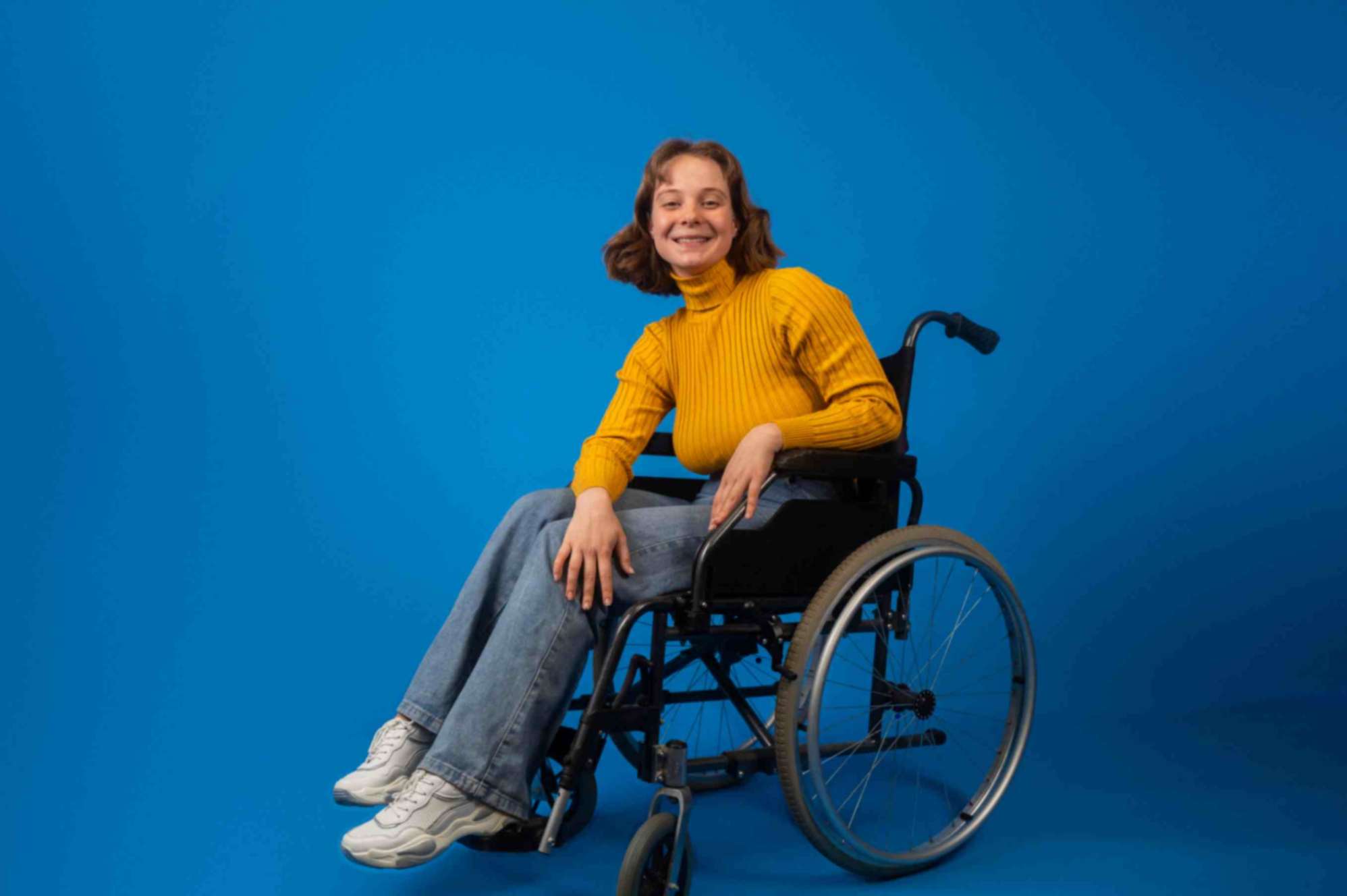 A woman on a wheel chair - physical disability is a valid medical excuse for jury duty