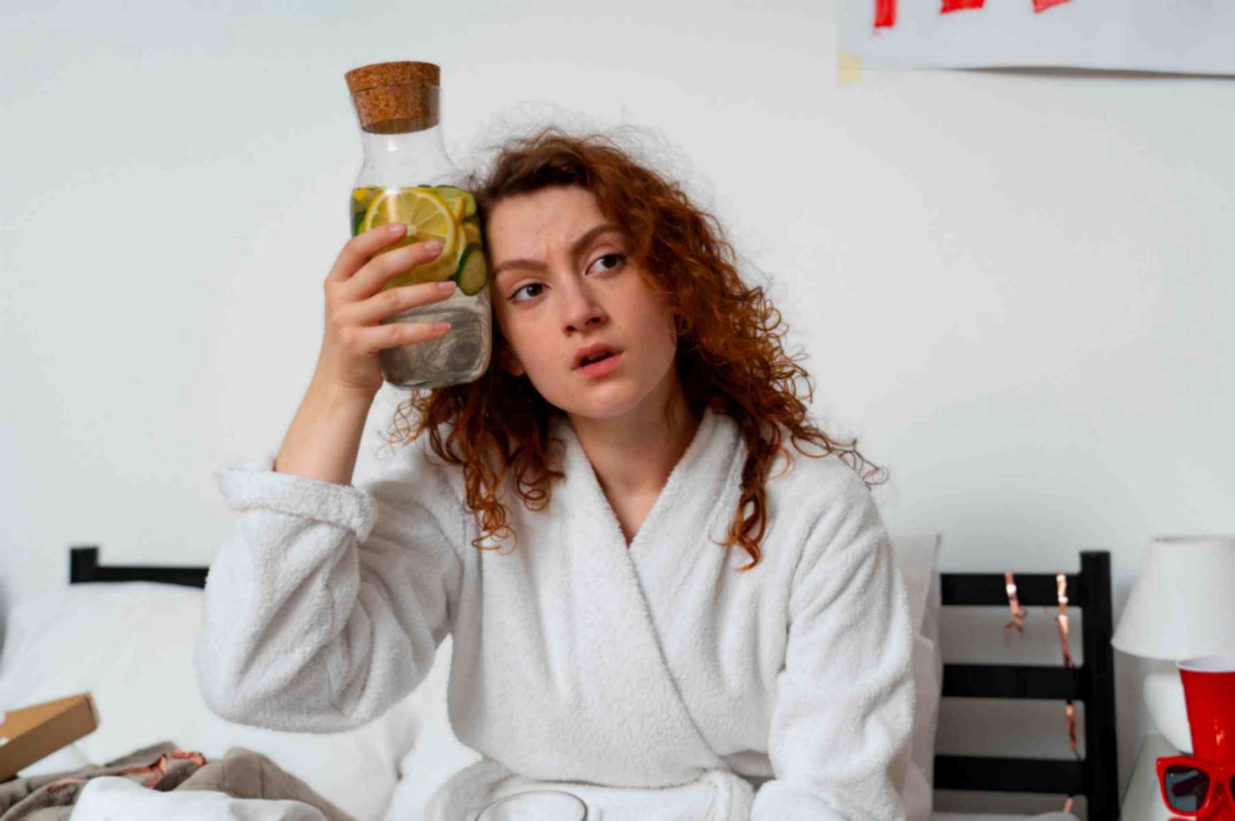 Teenager Holding a Water Jar