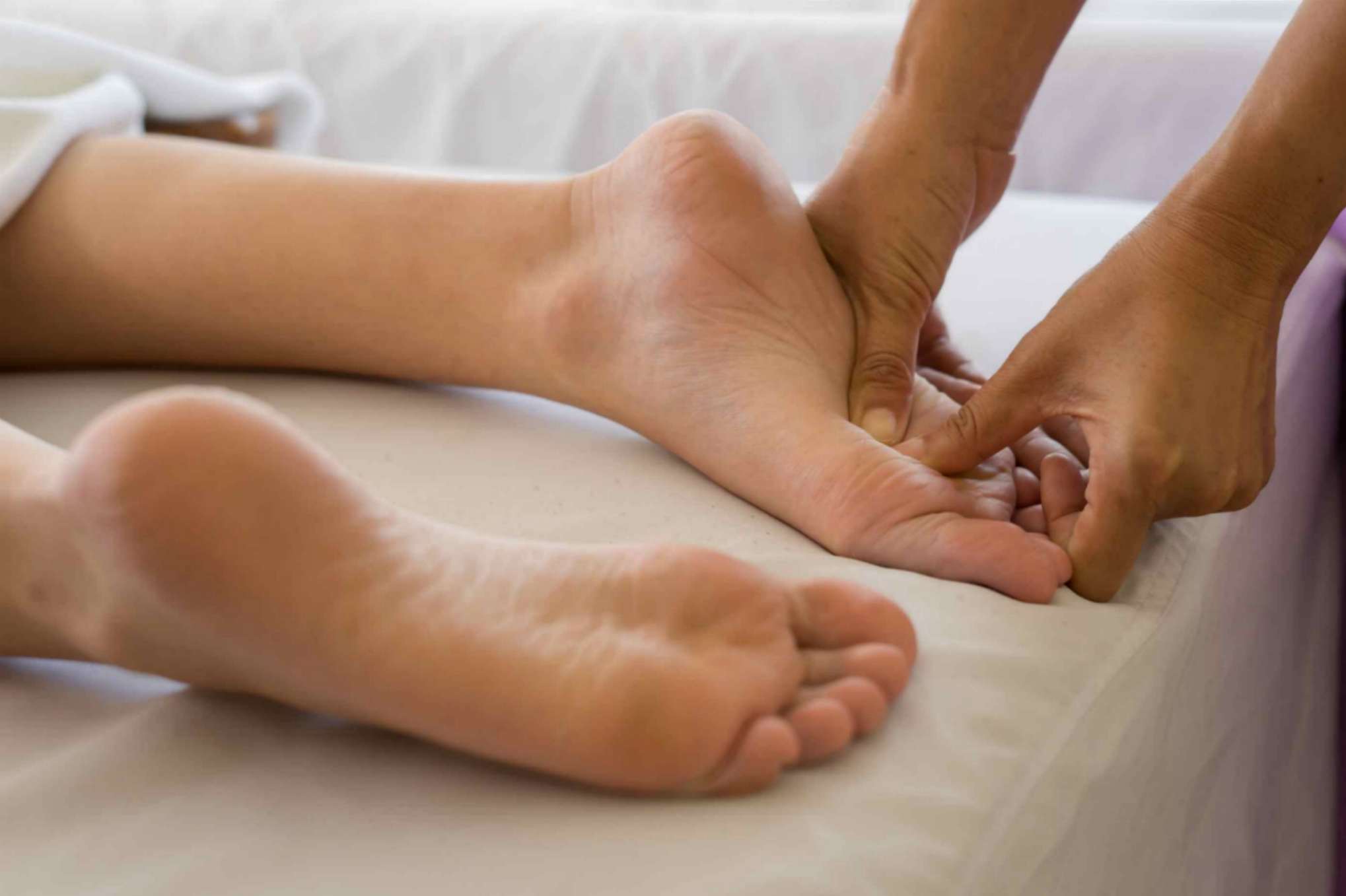 Woman Having Foot Massage