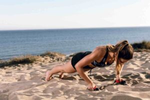 Women Doing Excercise Maintaing Balance