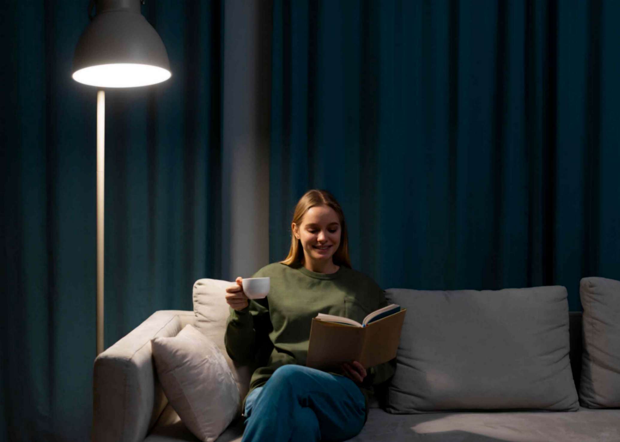 Women Reading Book