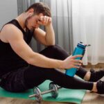 Young Man After Intense Workout
