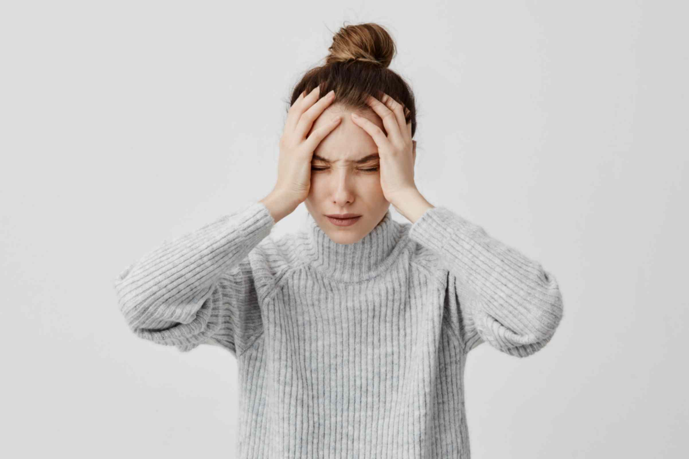 Young Women Having Headache