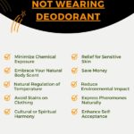 benefits of not wearing deodorant -Infographic