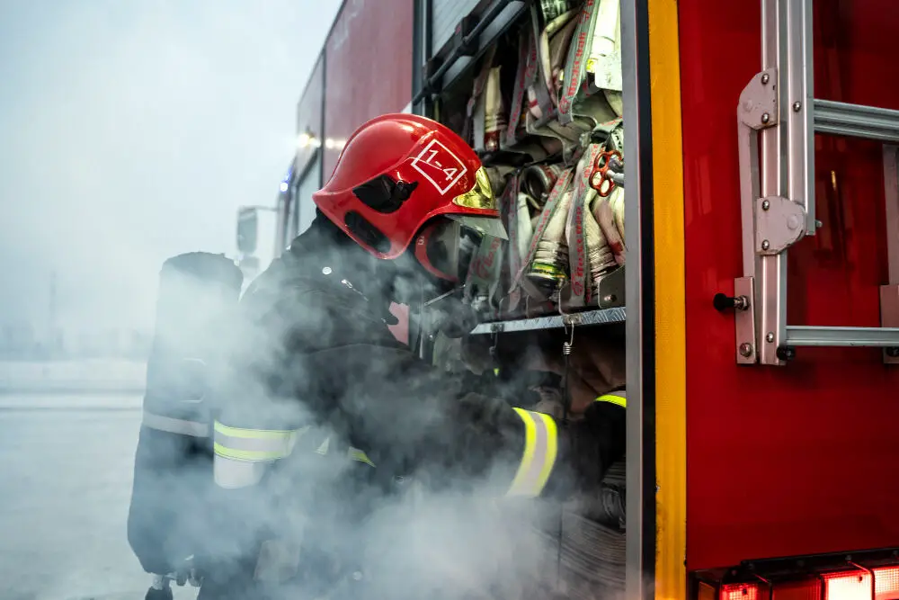 firefighter on mission