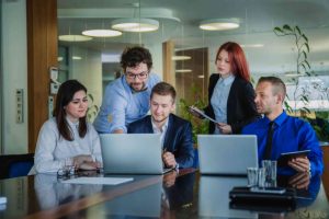 Creative People Doing Brainstorming