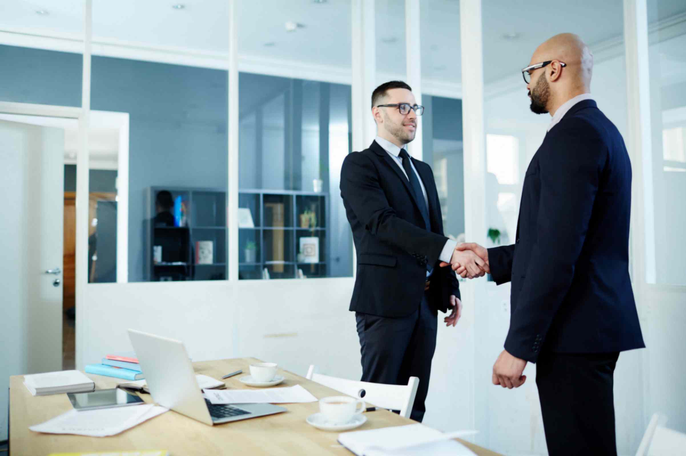 Employees made a deal and shows business unity
