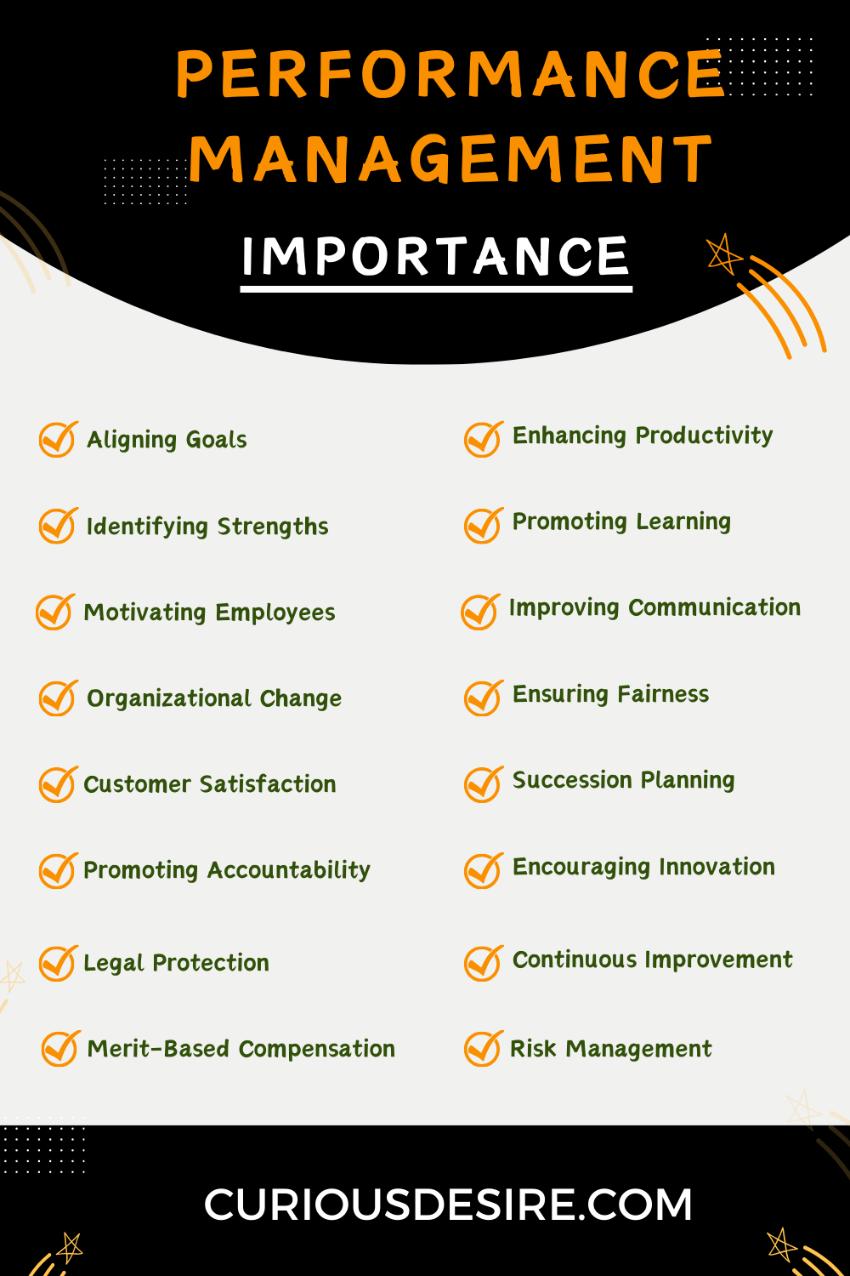 Importance Of Performance Management - Infographic