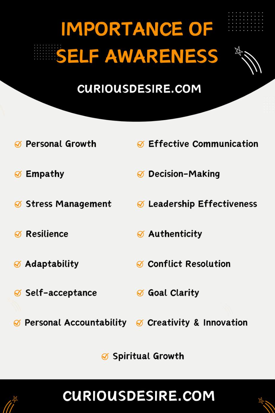 The Importance Of Self-Awareness - Infographic