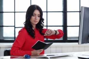 Woman Managing Work and Time