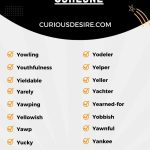 Y Words to Describe Someone infographic