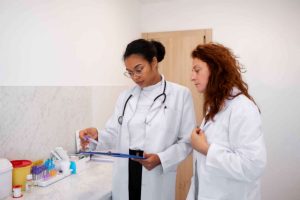 Young Doctors Working Together