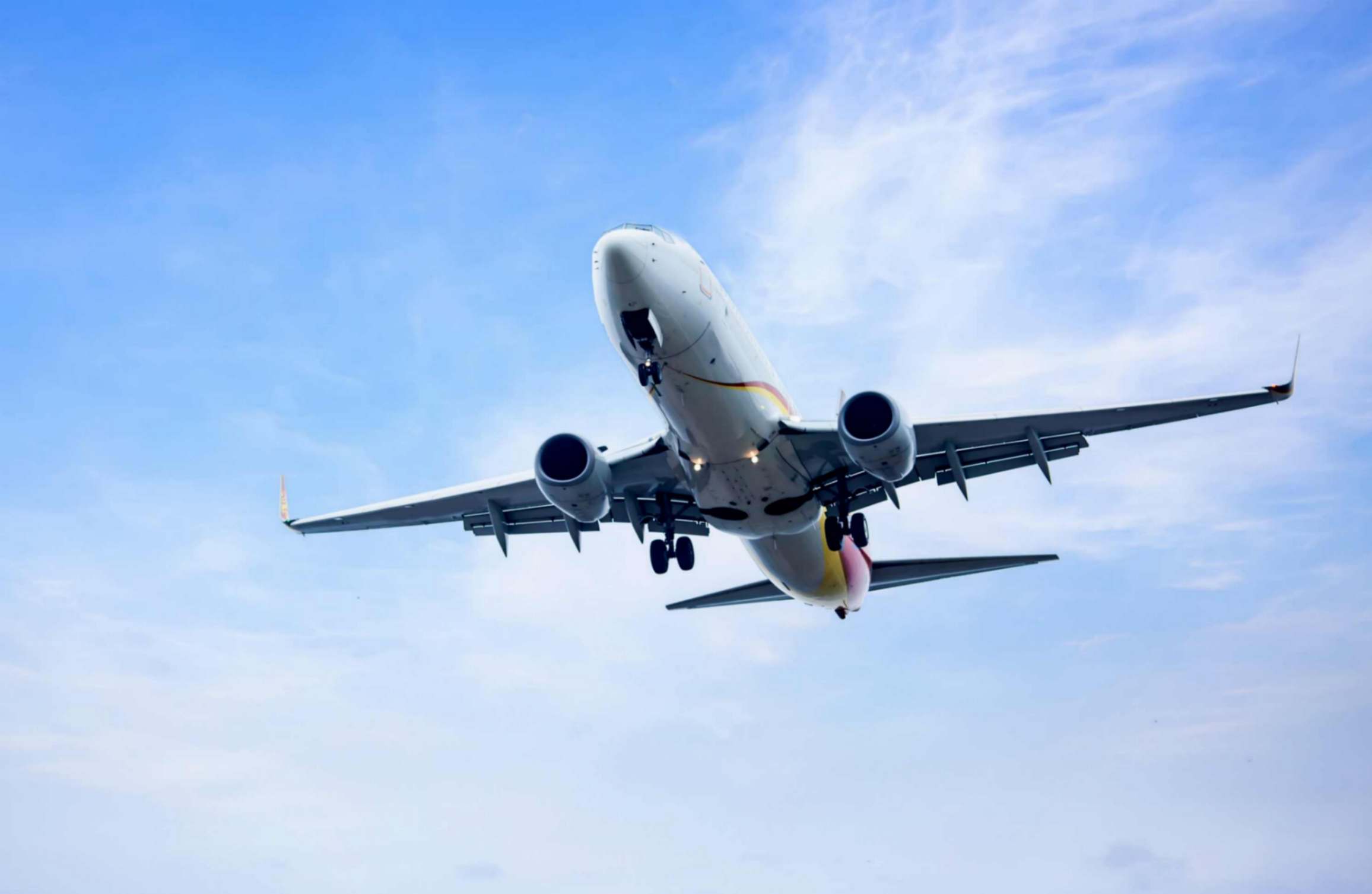 Airplane Flying High in the Sky