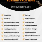 Benefits of Working From Home infographics