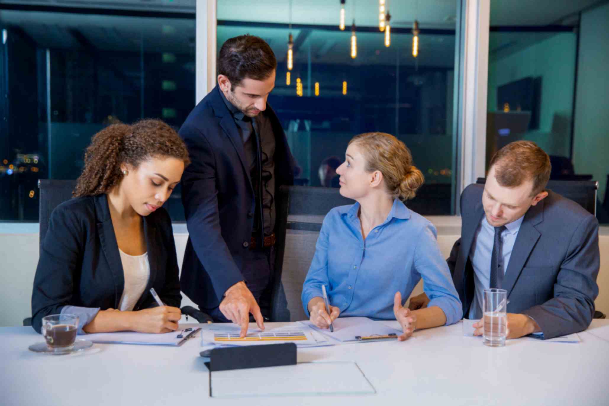 Business People Discussing Work