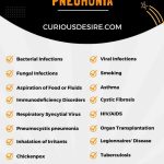 Causes of Pneumonia infographic