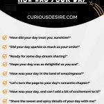 Flirty Ways to Ask How Was Your Day infographic