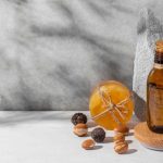 Front view picture of frankincense oil bottle