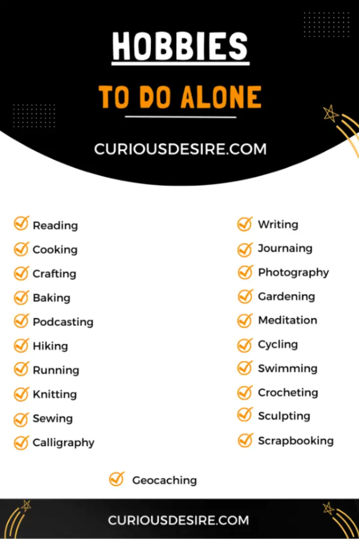 Hobbies to Do Alone Infographic