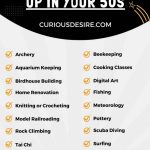 Hobbies to Pick Up in Your 50s infographic