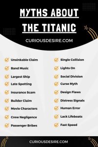 Myths About the Titanic infographic