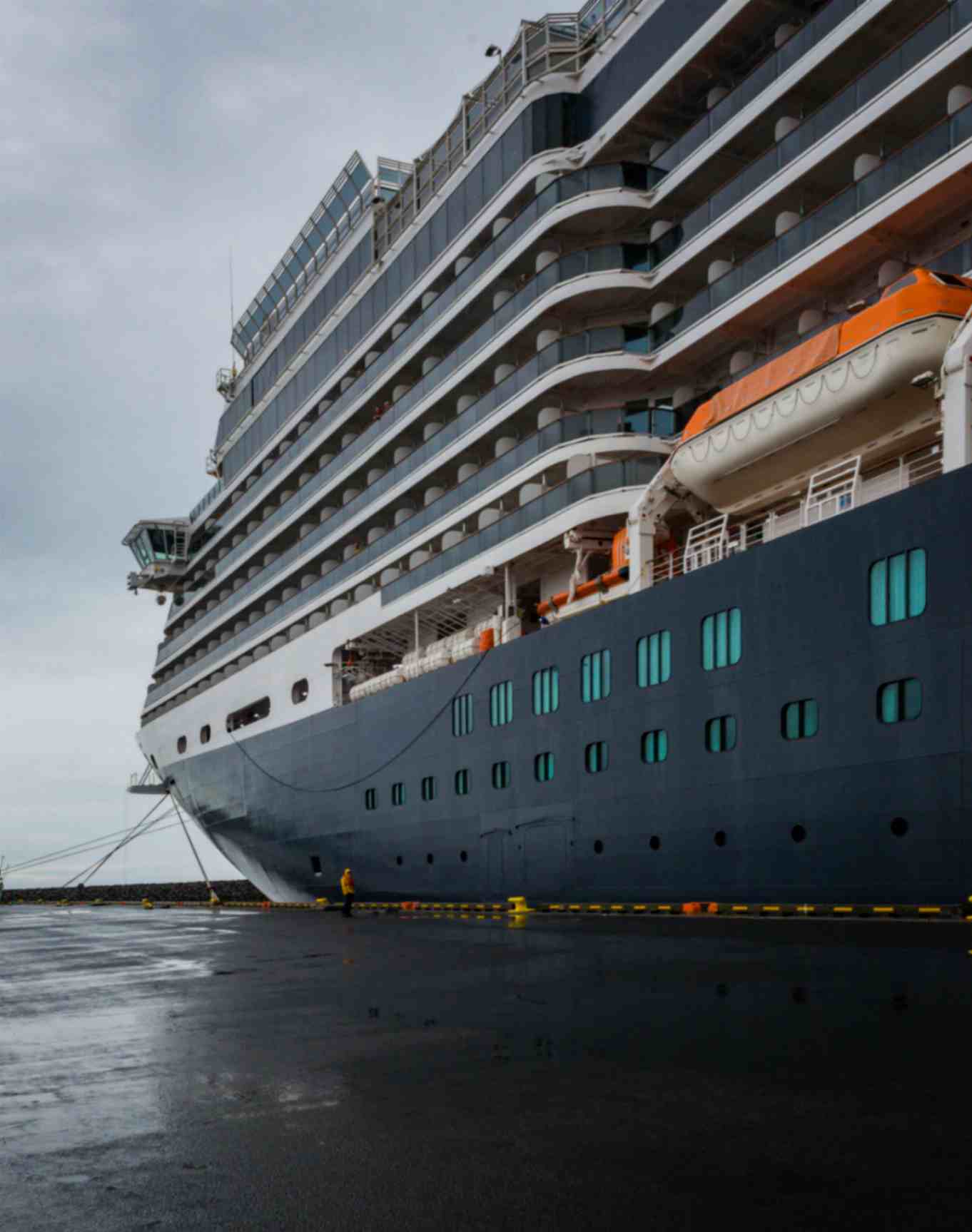 Picture of a Ship From a Vertical Angle
