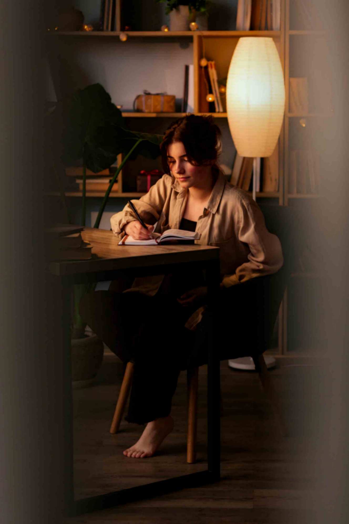 Women Writing Her Journal