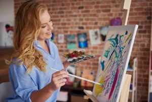 Women doing Painting