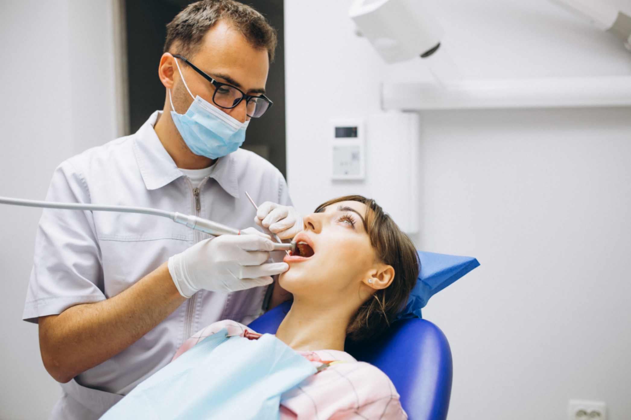 Young Patient vist at Dentist