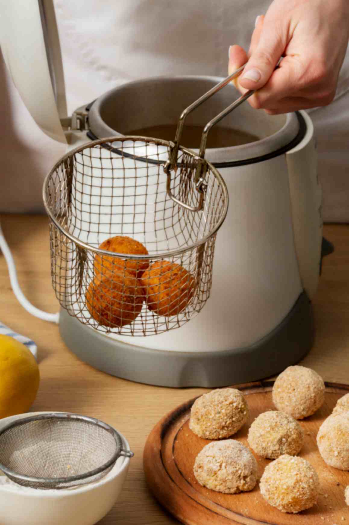 delicious fried food in air fryer